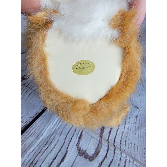 American Girl Doll Retired 5in Pet Plush Calico Cat Ginger With Colar And Tag - Picture 5 of 6